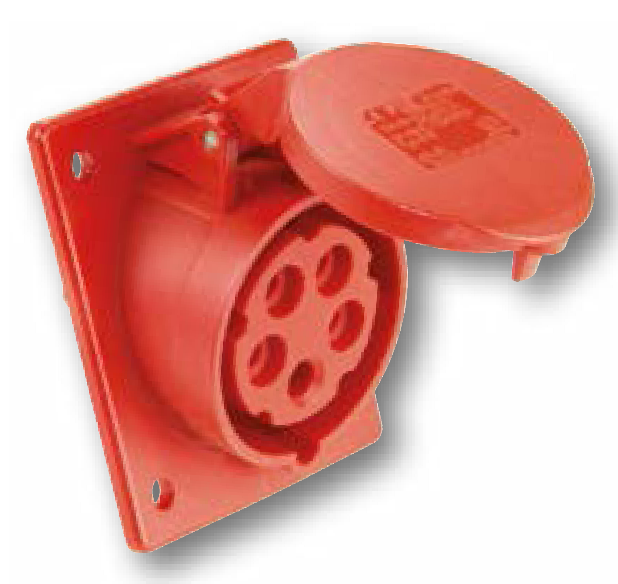 Prese da quadro inclinata 3P+N+T 400V 16A